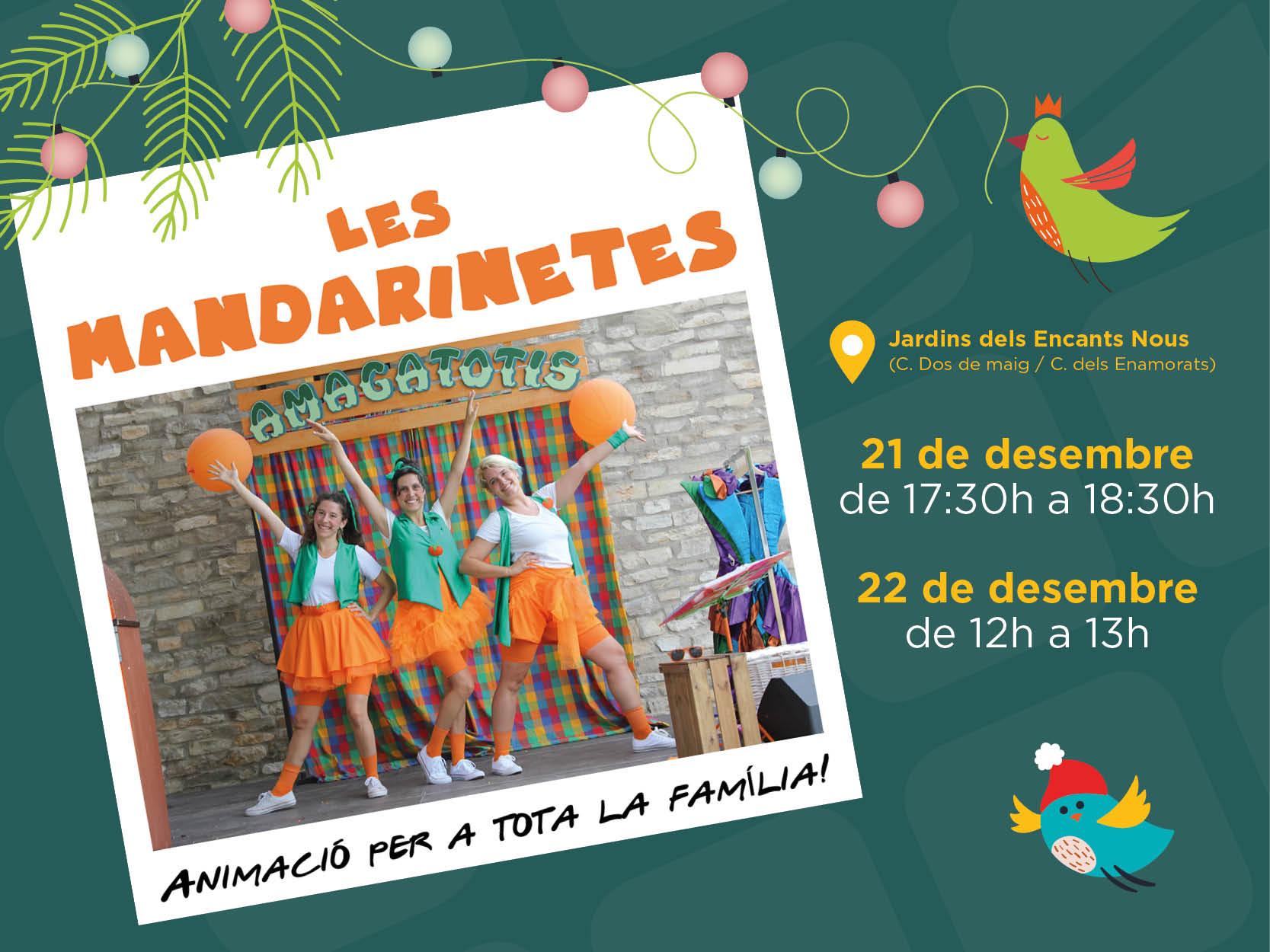Las Mandarinetes, un concierto teatralizado lleno de humor y diversin para toda la familia!