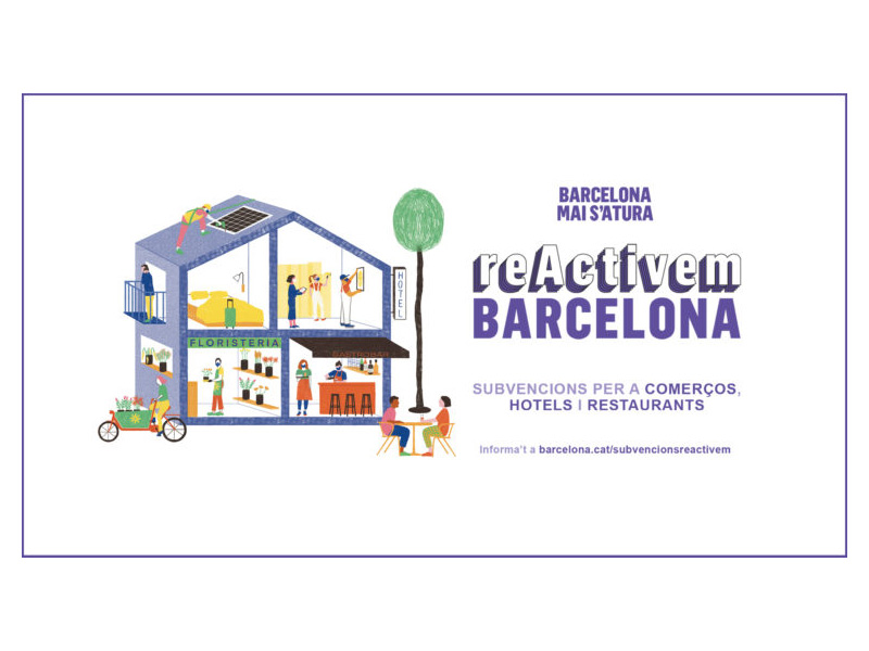 ReActivamos Barcelona con ayudas al comercio, la restauracin y los alojamientos tursticos