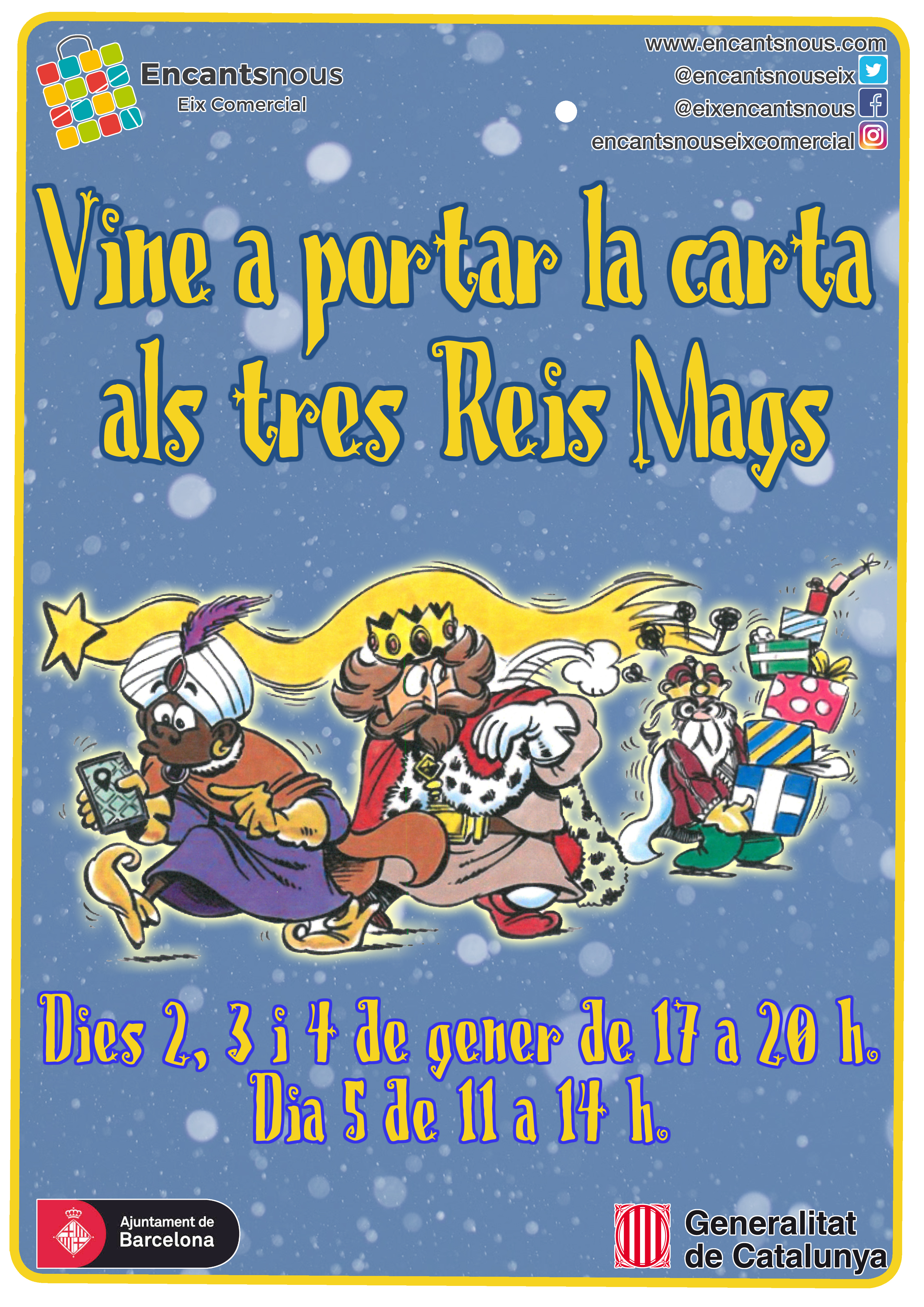 Los Reyes Magos llegan a Encantsnous Eix Comercial! 