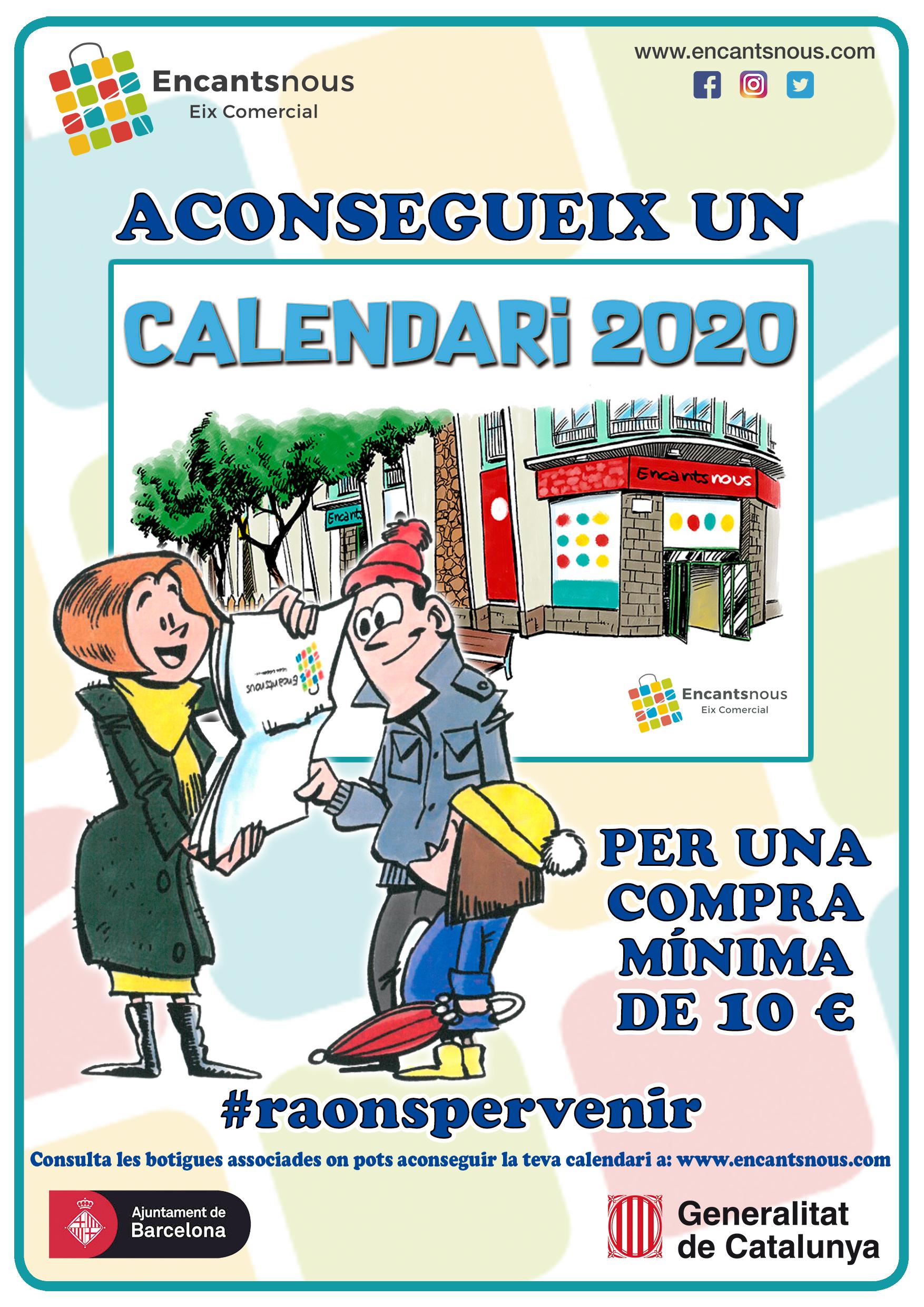 Calendari 2020 Encantsnous Eix Comercial