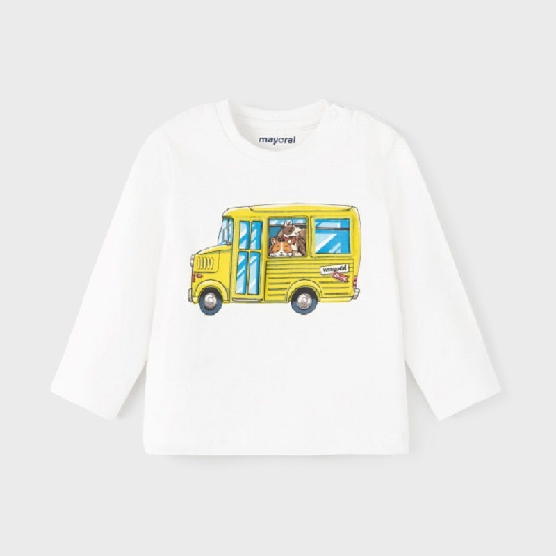 Camiseta m/l 'play' autobus Mayoral